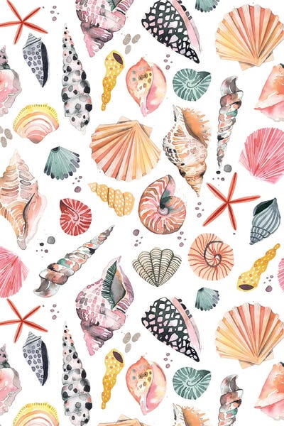 Starfish: Sea Shells Marine Sand by Ninola Design