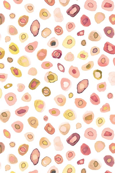 Scandinavian Office: Spring Flowers Scandi Pink by Ninola Design