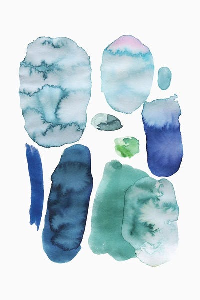 Ninola Design: Abstract Scandinavian Palette Blue by Ninola Design