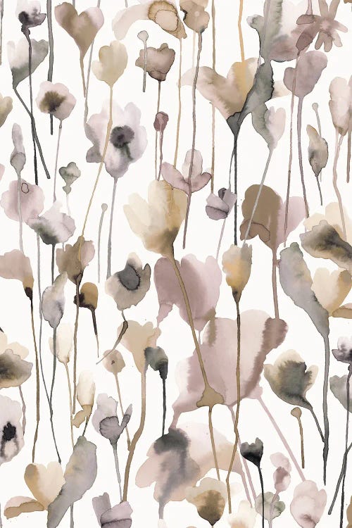 Wild Summer Rustic Flowers Neutral