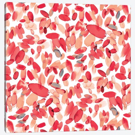Abstract Petals Pink Canvas Print #NDE3} by Ninola Design Art Print