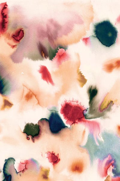 Abstract Watercolors: Abstract Watercolor Mineral II by Ninola Design