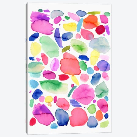 Color Joy Multicolored Colorful Canvas Print #NDE430} by Ninola Design Canvas Artwork
