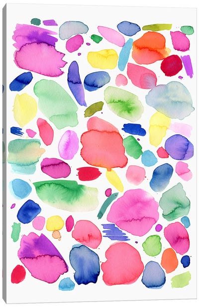 Color Joy Multicolored Colorful Canvas Art Print - Ninola Design
