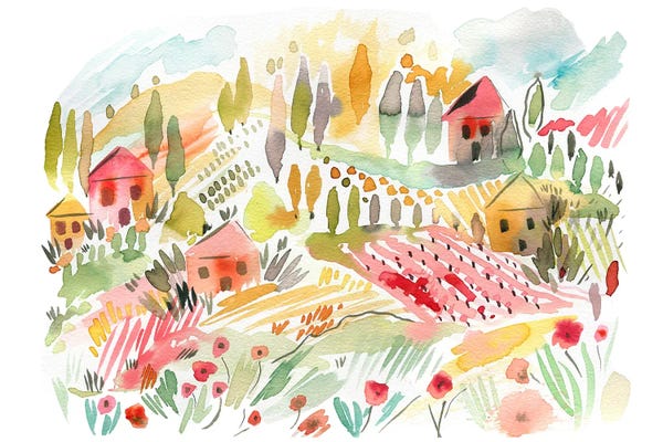 Ninola Design: Tuscany Landscape by Ninola Design