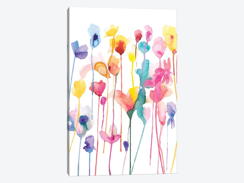 Wild Flowers I - Minimal by Ninola Design 1-piece Art Print