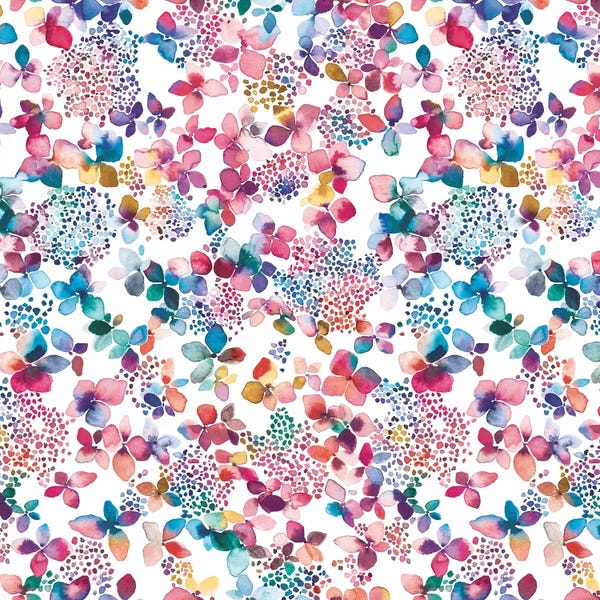 Granny Chic: Hydrangea Colorful by Ninola Design