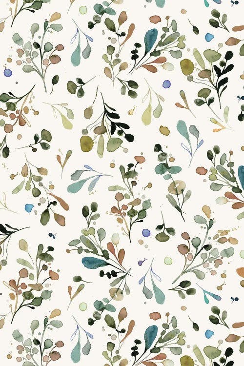 Wild Nature Botanical Leaves Green