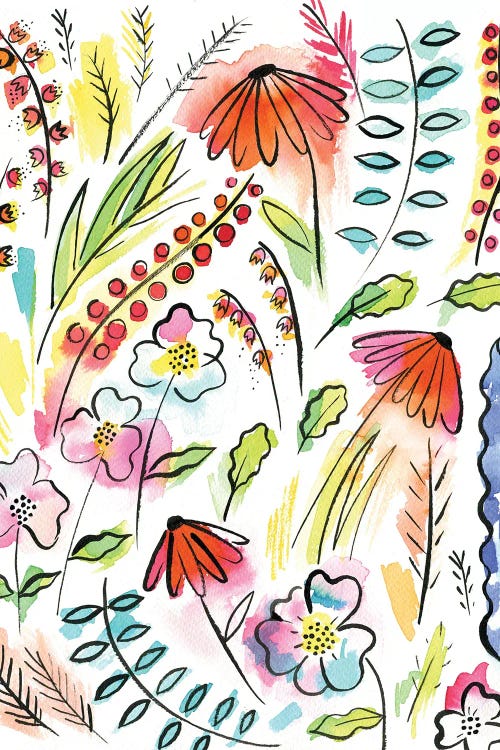 Artsy Spring Flowers