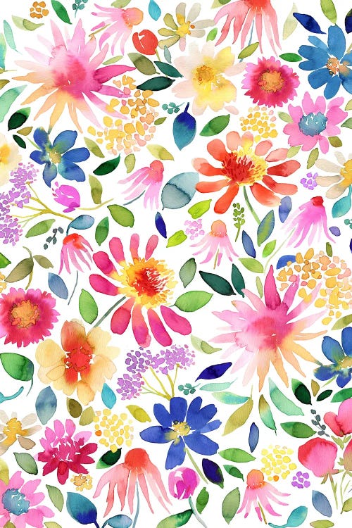Spring Fresh Floral Garden