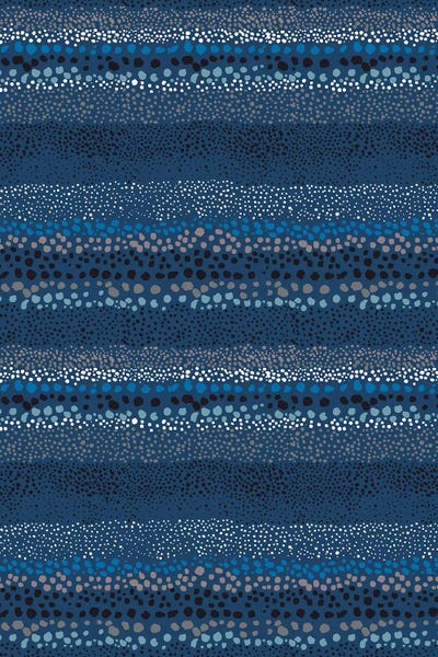 Ninola Design: Little Textured Dots Navy by Ninola Design