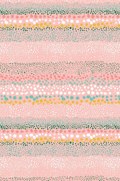 Polka Dot: Little Textured Dots Pink by Ninola Design