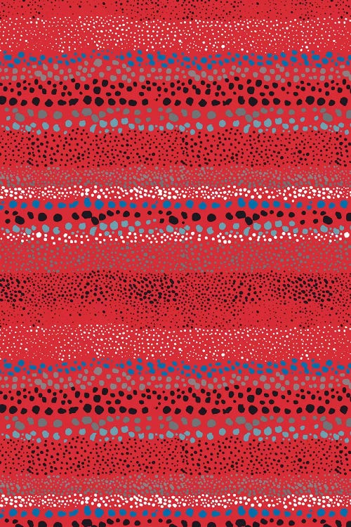 Little Textured Dots Red