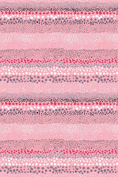 Polka Dot: Little Textured Dots Rose by Ninola Design