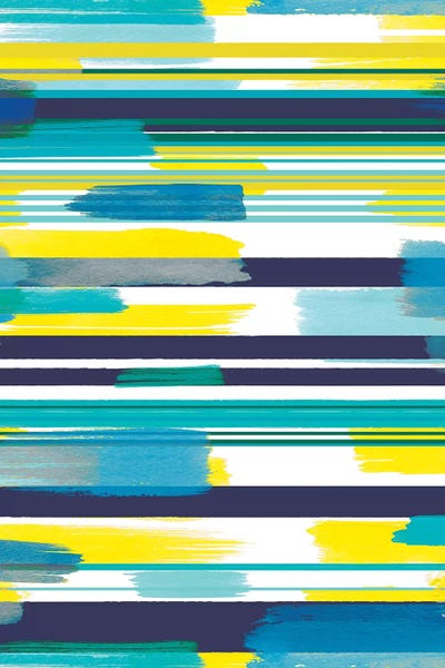 Ninola Design: Modern Marine Stripes Yellow by Ninola Design