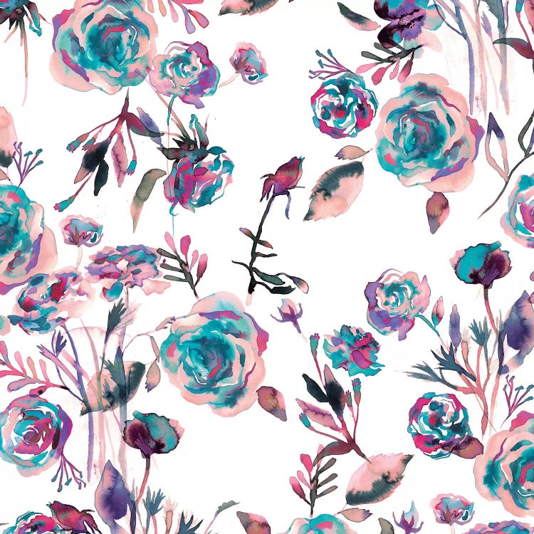 Roses Bouquet Mauve by Ninola Design wall art