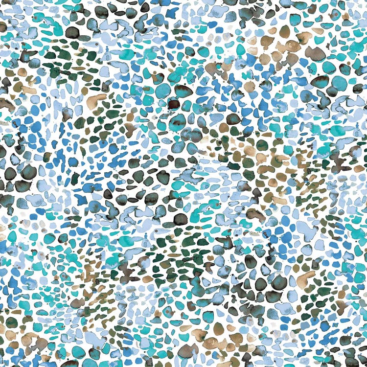 Speckled Watercolor Blue