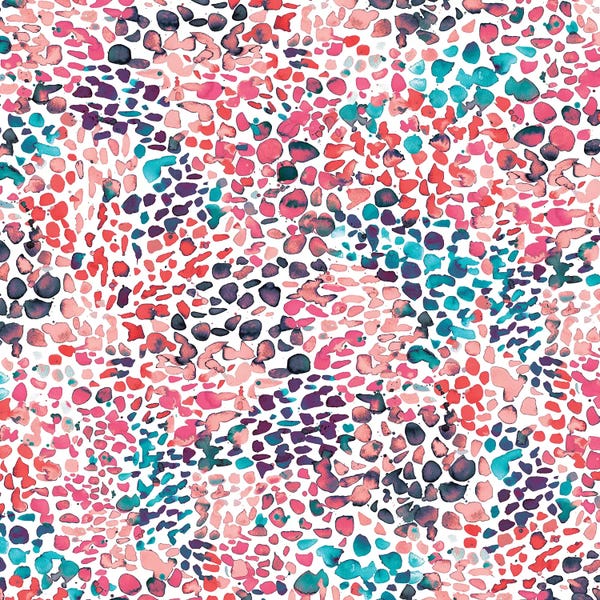 Granny Chic: Speckled Watercolor Pink by Ninola Design