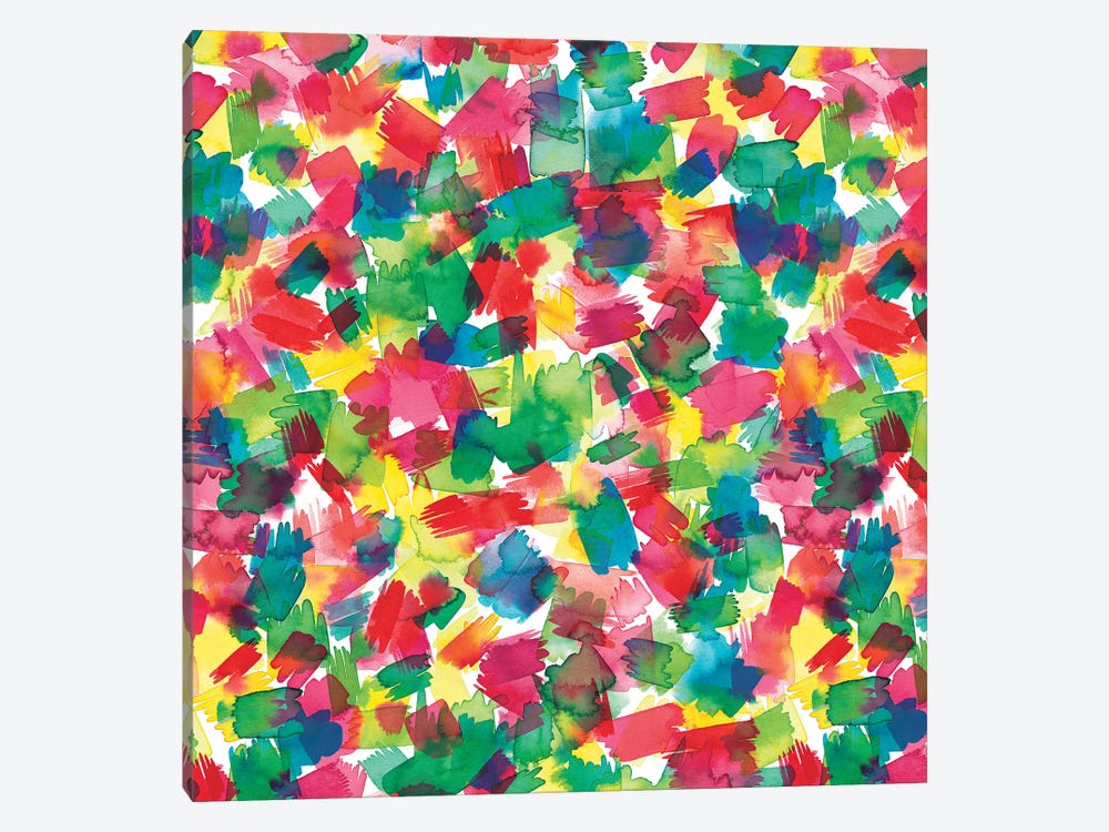 Spring Colors Multicolored by Ninola Design 1-piece Canvas Art Print