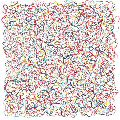 Water Drawings White by Ninola Design metal wall art