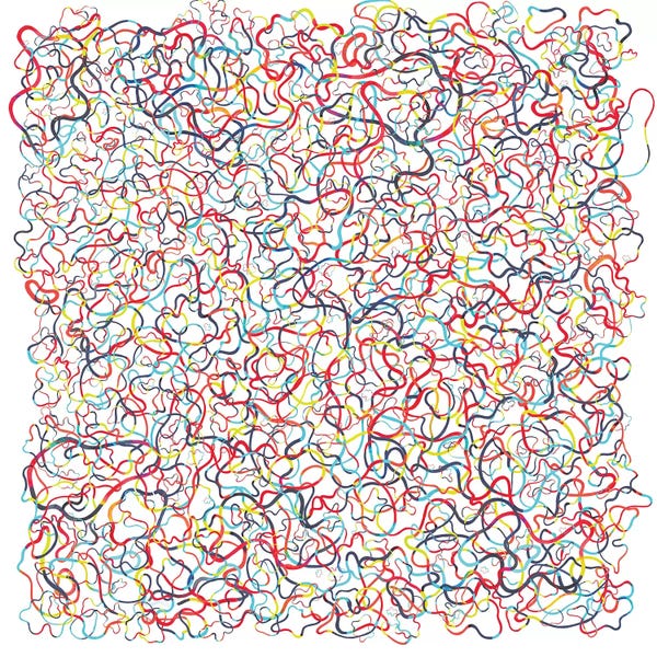 Ninola Design: Water Drawings White by Ninola Design
