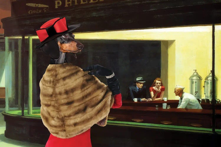 Dachshund Nighthawks