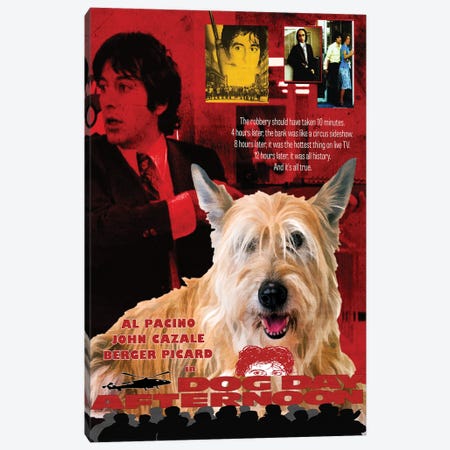 Berger Picard Dog Day Afternoon Canvas Print #NDG1036} by Nobility Dogs Canvas Art Print