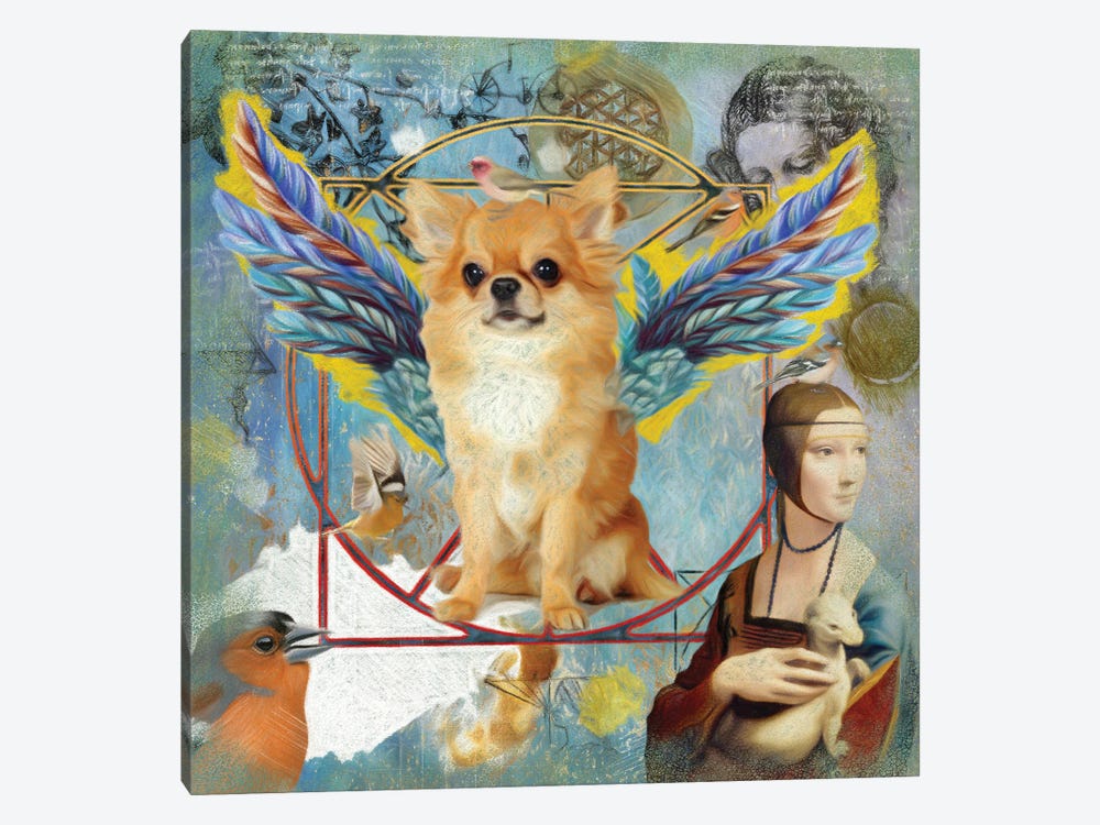 Chihuahua Angel Da Vinci by Nobility Dogs 1-piece Canvas Artwork