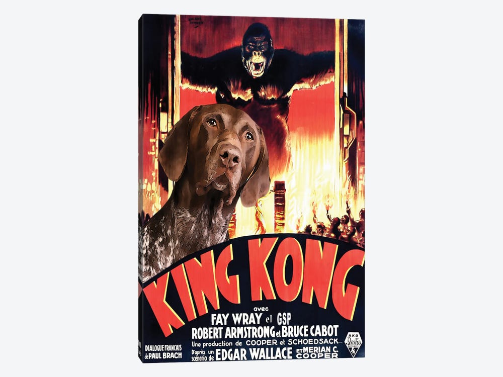 German Shorthaired Pointer King Kong by Nobility Dogs 1-piece Canvas Print