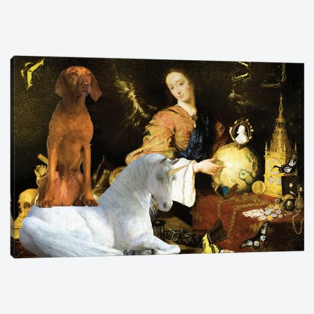 Vizsla Allegory Of Vanity Canvas Print #NDG1231} by Nobility Dogs Canvas Art