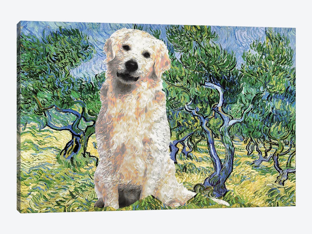 Golden Retriever Olive Grove by Nobility Dogs 1-piece Art Print