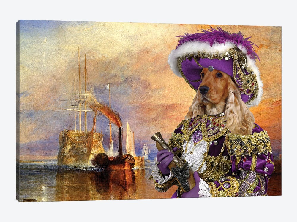 English Cocker Spaniel The Fighting Temeraire by Nobility Dogs 1-piece Canvas Artwork