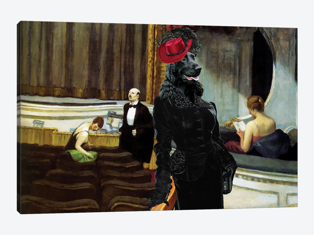 English Cocker Spaniel Intermezzo In The Theater by Nobility Dogs 1-piece Canvas Art Print
