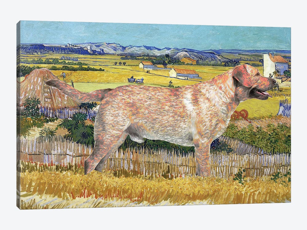Labrador Retriever Harvest At La Crau by Nobility Dogs 1-piece Art Print