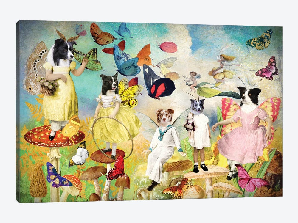 Border Collie Fairy Queen by Nobility Dogs 1-piece Art Print