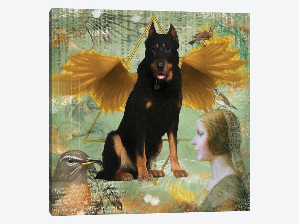 Beauceron Angel Da Vinci by Nobility Dogs 1-piece Canvas Art
