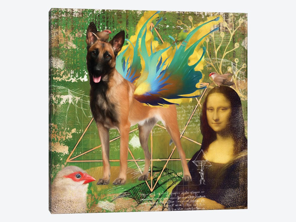 Belgian Malinois Angel Da Vinci by Nobility Dogs 1-piece Canvas Artwork