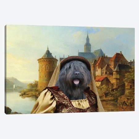 Bouvier Des Flandres A Crusader Bride Canvas Print #NDG1326} by Nobility Dogs Canvas Print