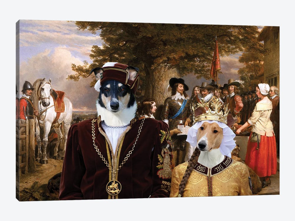 Smooth Collie The Eve Of The Battle by Nobility Dogs 1-piece Art Print
