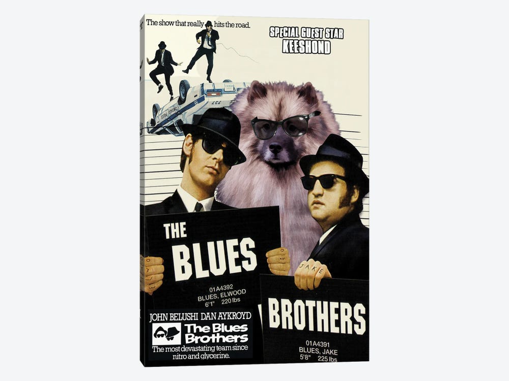 Keeshond The Blues Brothers Movie by Nobility Dogs 1-piece Art Print