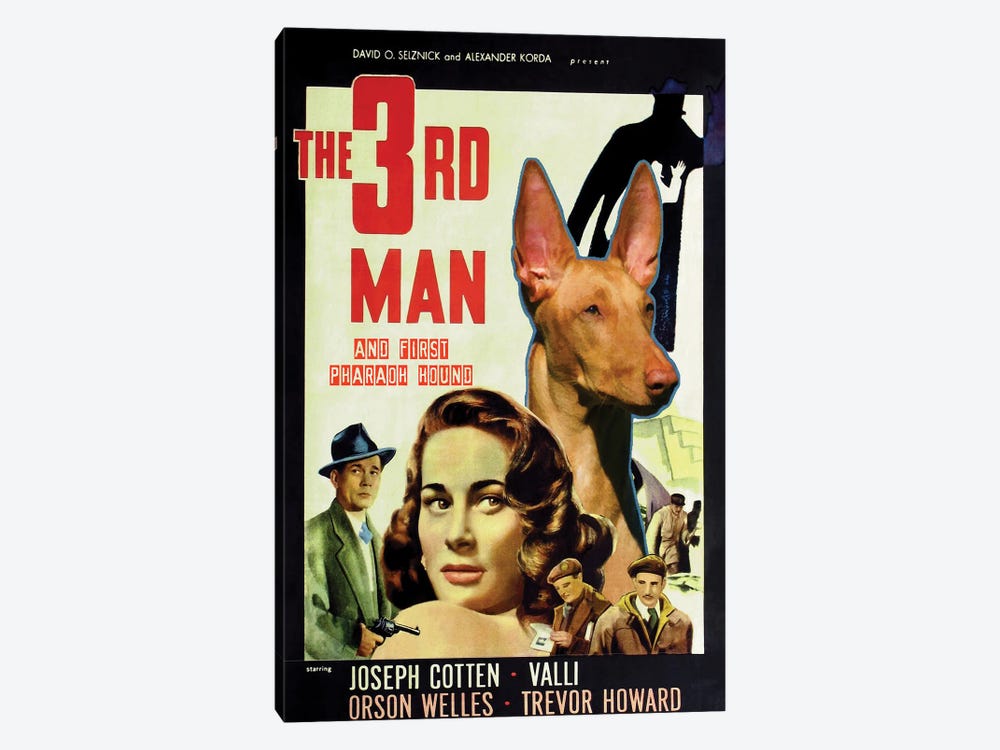 Pharaoh Hound The Third Man by Nobility Dogs 1-piece Canvas Print