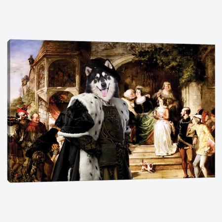 Alaskan Malamute Many Wives Of Windsor Canvas Print #NDG1436} by Nobility Dogs Canvas Print