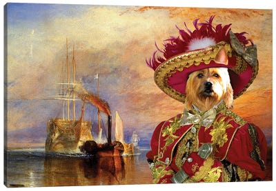 Australian Terrier The Fighting Temeraire Canvas Art Print