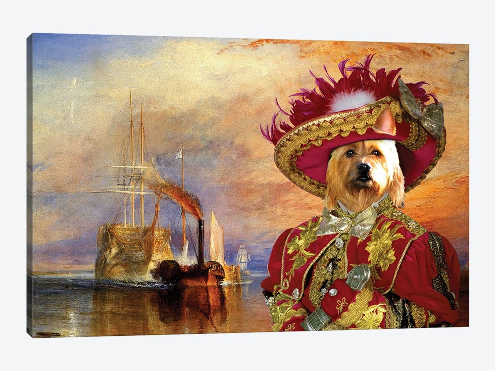 Australian Terrier The Fighting Temeraire by Nobility Dogs 1-piece Canvas Wall Art