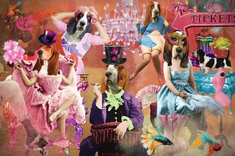 Basset Hound Life Is A Cabaret