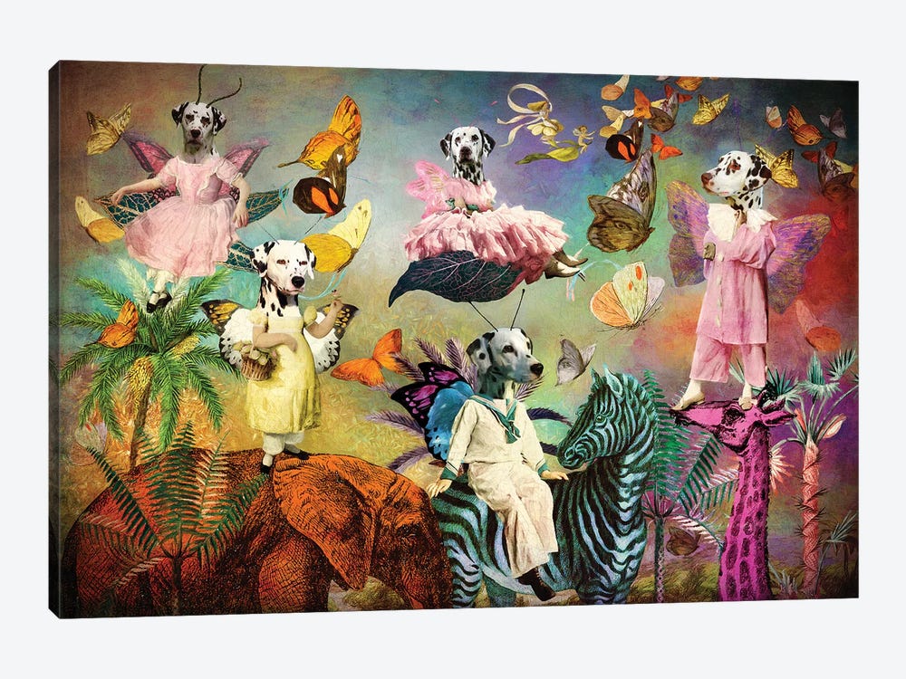 Dalmatian Jungle Viber by Nobility Dogs 1-piece Canvas Art