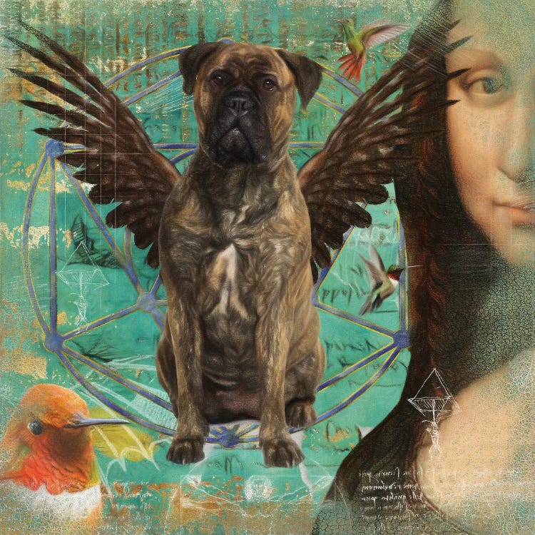 Brindle Bullmastiff Angel Da Vinci