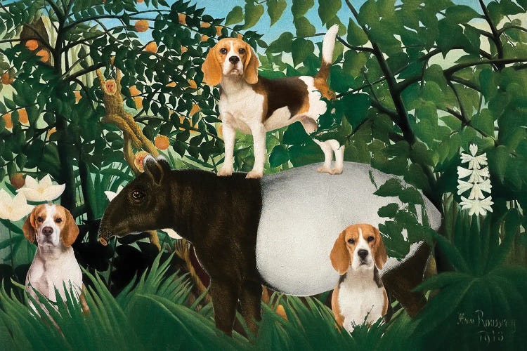 Beagle Henri Rousseau Tapir