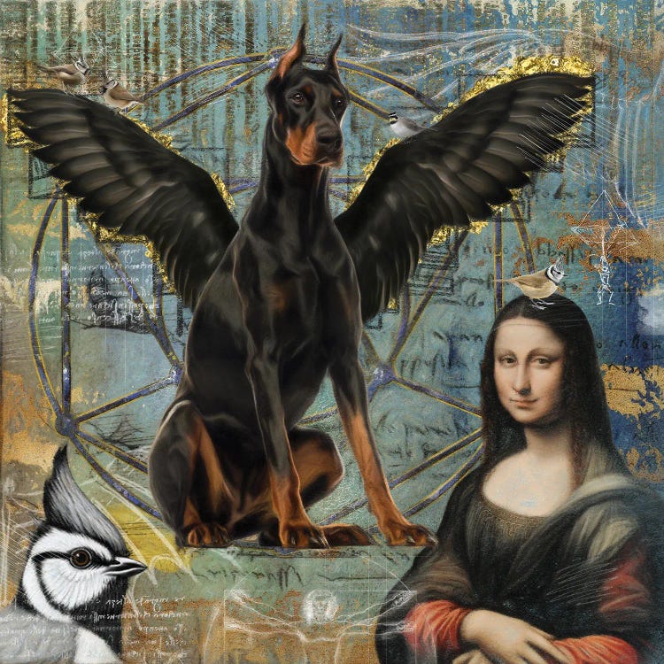 Doberman Pinscher Angel Da Vinci