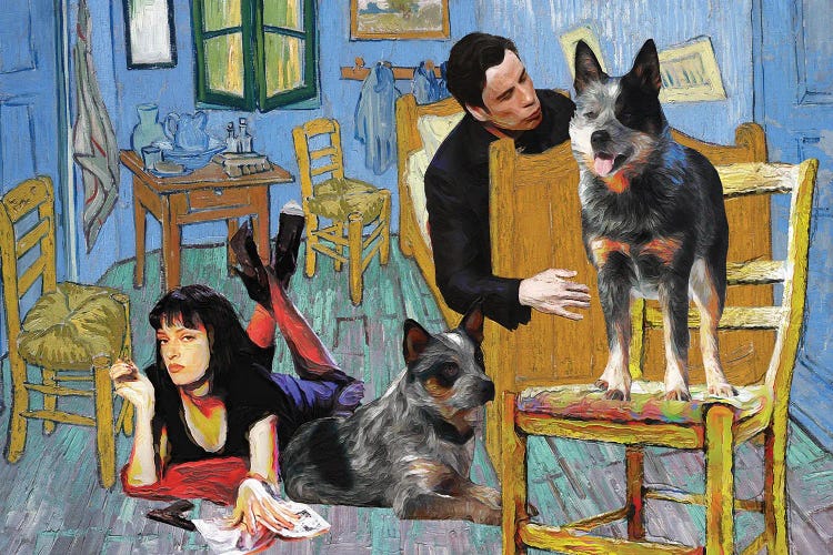 Australian Cattle Dog, The Bedroom, Pulp Fiction Van Gogh